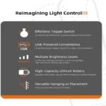 چراغ خواب رومیزی مدل اهرمی - تصویر 4