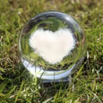 چراغ خواب گوی کریستالی طرح قلب سایز 6 - تصویر 3