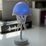 چراغ خواب مدل عروس دریایی RGB پایه فلزی - تصویر 2