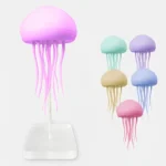 چراغ خواب مدل عروس دریایی AURORA RGB پایه شفاف - تصویر 4