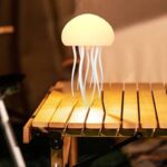 چراغ خواب مدل عروس دریایی AURORA RGB پایه شفاف - تصویر 3