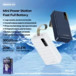 پاوربانک 22.5 وات ریمکس مدل RPP-506 ظرفیت 30000 میلی آمپر ساعت - تصویر 2